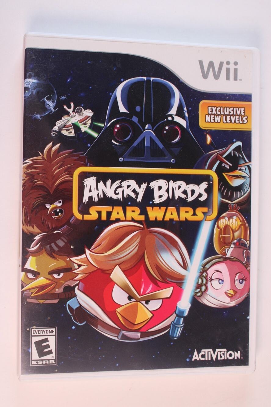 Angry Birds: Star Wars (Nintendo Wii, 2013) Authentic, Tested/Works